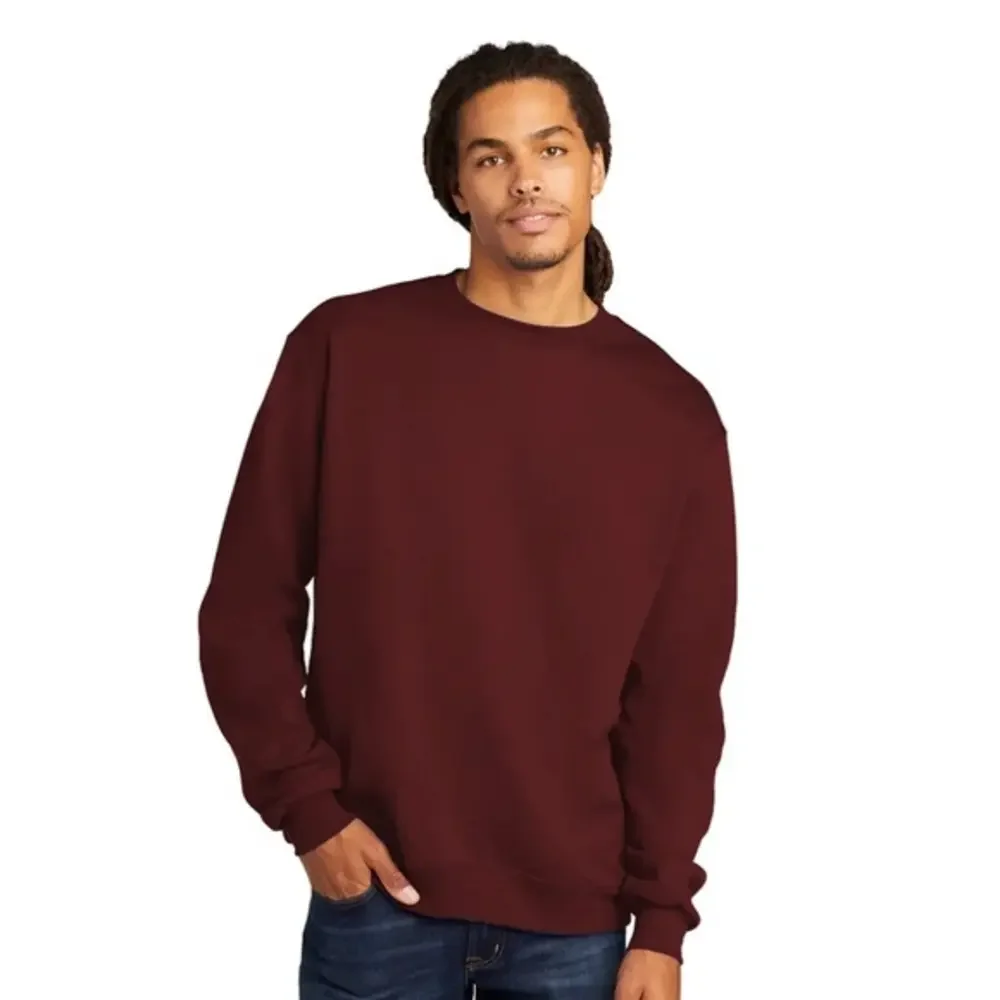 Champion ECO POWERBLEND FLEECE CREW, C LOGO Size Large Unisex Maroon‎